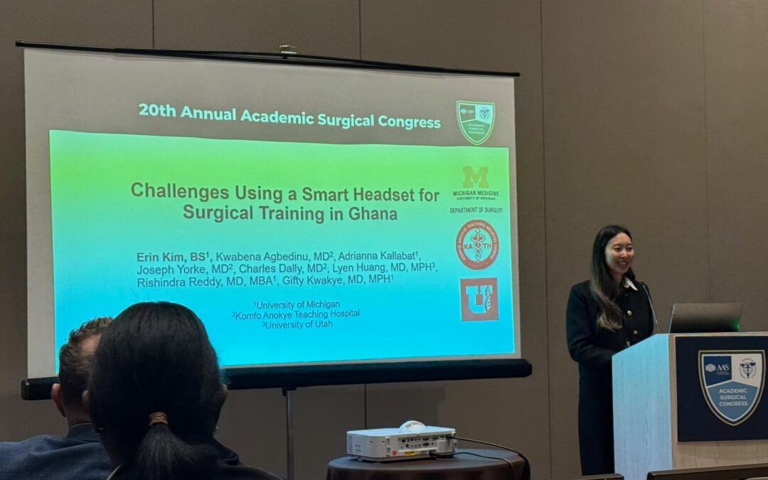 Honoring Erin’s Presentation at the 20th Annual Academic Surgical Conference