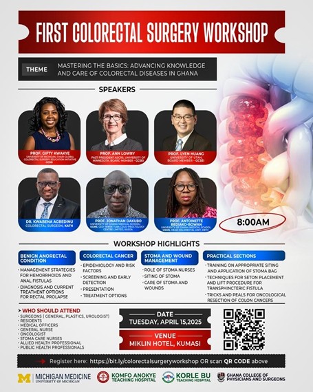 Building Colorectal Surgery Capacity in Ghana: Reflections from the Kumasi CRS Workshop